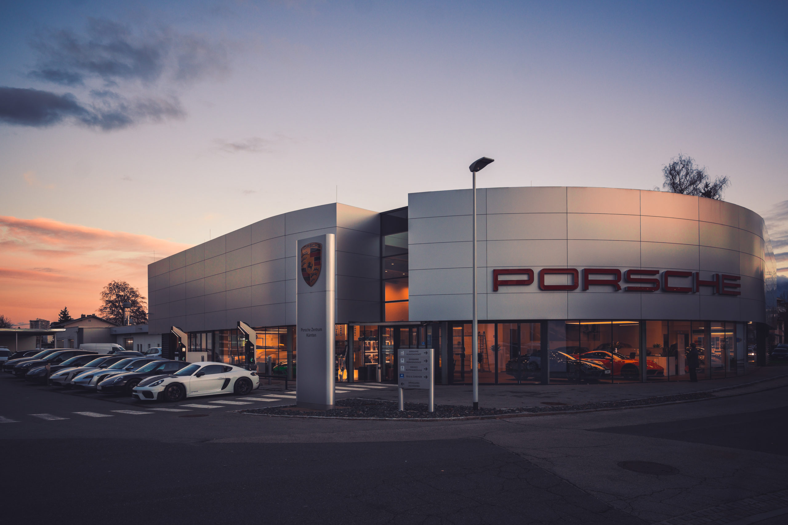 Das Porsche Zentrum Kärnten in Klagenfurt