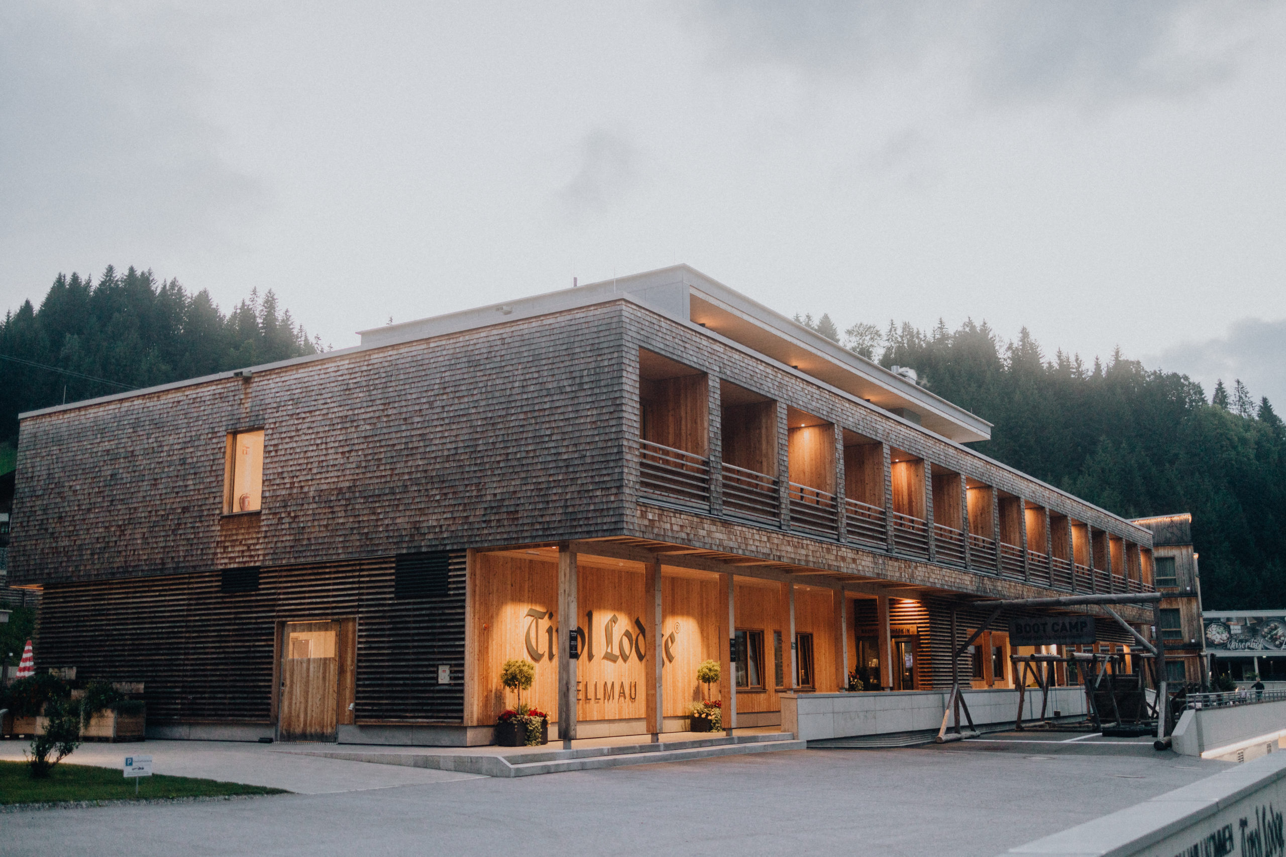 Tirol Lodge Elmau im Nebel