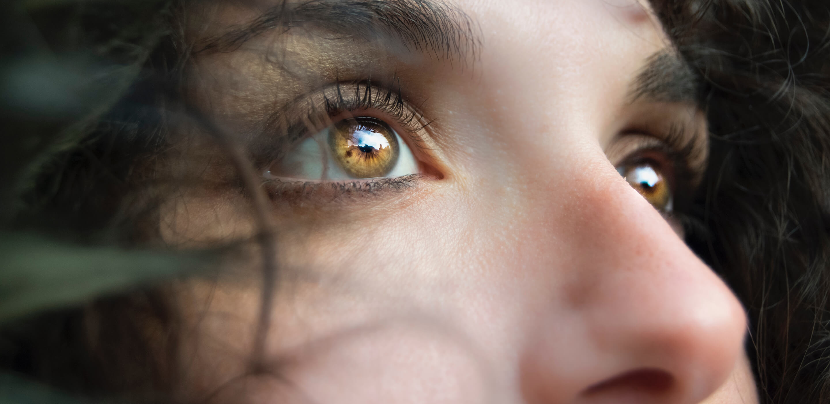 Nase und Augen